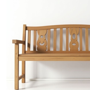 Banco de jardín de madera de teca maciza de estilo lujoso para 4 personas para decoración del hogar y muebles de jardín - Product Image 5