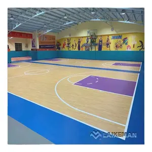 Floor Supplier Basketball Waterproof Sports Hall Floor Futbol Court Sports Flooring Indoor Entertainment
