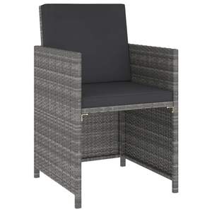 Conjunto de Comedor para Jardín en Gris Mixto - Product Image 4