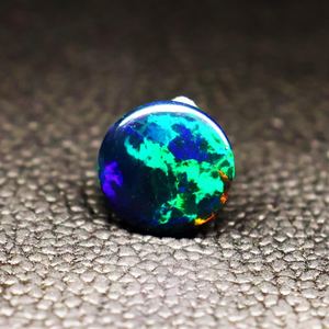 พลอยโอปอลไฟเอธิโอเปียสีดำธรรมชาติแบบคาโบชอง ขายส่งพลอยโอปอลแบบหลวมสำหรับทำเครื่องประดับ - Product Image 6