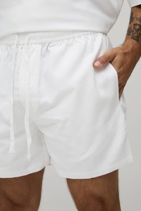 Custom Shorts Embroidery Logo Polyester Cotton Solid Color Beach Gym Outwear Plus Size High Waist Men Running Sweatpants - Product Image 6