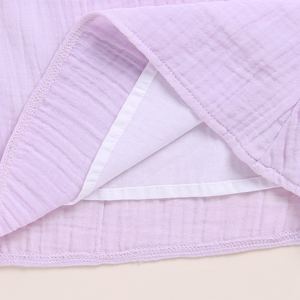 Lilac Organic <b>Muslin</b> Frill Top Set Premium Quality <b>Baby</b> Clothing - Product Image 4