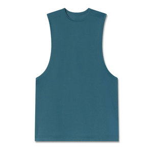 เสื้อกล้ามผู้ชายดีไซน์ใหม่สำหรับฤดูร้อน ผ้าสเตรช คอกลม ตัดเย็บแบบเวสต์ เหมาะสำหรับวิ่ง ออกกำลังกายกลางแจ้ง แฟชั่น ระบายอากาศได้ดี ทรงหลวม แห้งเร็ว - Product Image 4