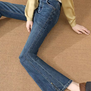Vaqueros holgados para mujer, pantalones casuales para primavera y otoño, versátiles y fáciles de combinar, vaqueros transpirables de alta calidad para mujer - Product Image 5
