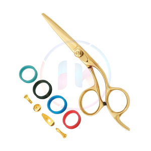 Reliable Product Stainless Steel Made Sharp <b>Left</b> <b>Handed</b> <b>Scissors</b> Professional Barber & Salon Use hair Cutting <b>Scissor</b> - Product Image 6