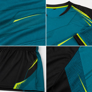 Vêtements de futsal personnalisés en gros, maillot de football respirant sublimé et short, ensemble uniforme d'entraînement de football pour hommes - Product Image 4
