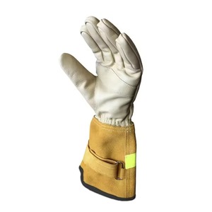 Gants de soudage en cuir de vachette première couche de haute qualité, résistants à la chaleur, en cuir de mouton, pour soudeurs TIG/MIG - Product Image 2