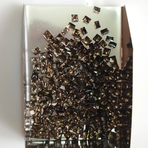 ควอตซ์สโมคกี้ธรรมชาติ 3 มม. ทรงสี่เหลี่ยมเจ้าหญิงคัท คุณภาพดีที่สุด พลอยเม็ดเดี่ยวสำหรับทำเครื่องประดับและสร้อยคอ - Product Image 3