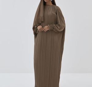 2026 Dubai Loose fitting robe Kaftan Abaya Handmade Floor Length Long Sleeve Soft Breathable Fabric Loose Fit Casual Party Wear - Product Image 5
