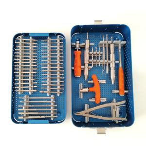 Ensemble d'instruments orthopédiques manuels pour interventions chirurgicales de fragments de grande et petite taille en acier inoxydable par Grip Surgical - Product Image 6