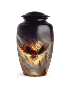 Urna Funeraria para Adultos, Diseño Moderno Americano, Hecha a Mano, Hermosa Urna Conmemorativa para Entierro - Product Image 6