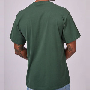 2026 Hot Sale Men <b>T</b>-<b>Shirt</b> Regular Fit Solid Color Casual Wear Cotton Breathable Quick Dry Summer Fabric Heavyweight - Product Image 5