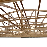 Eratek EC100.100 Bâtiments préfabriqués Système de toiture en acier Treillis léger Bâtiment en structure métallique pour élevage avicole Bâtiment métallique