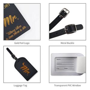 Etiqueta de Cuero Genuino Personalizada para Equipaje de Viaje, con Nombre e Identificación, Premium - Product Image 2