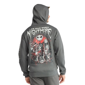 Sweat-shirts à capuche imprimés pour hommes, coupe ajustée, grande taille, service OEM, design personnalisé, sweat-shirts à capuche pour hommes - Product Image 6