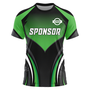 Maillot de jeu personnalisé pour équipe d'e-sport professionnelle, coupe-vent, respirant, écologique, 100% polyester, imprimé par sublimation - Product Image 1