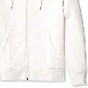 Sweat à capuche zippé pour homme, avec cordon de serrage et poche, style décontracté et épuré, personnalisable avec logo, idéal pour les voyages et les loisirs, vente en gros - Product Image 4