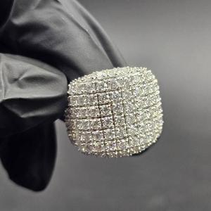 Fine 925 Sterling Silver Moissanite <b>Ring</b> Luxury Bridal <b>Promise</b> Engagement Anniversary Jewelry <b>for</b> Women <b>Men</b> - Product Image 5