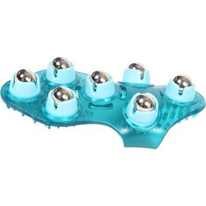 Massaggiatore Manuale per Tutto il Corpo con Sfere in Acciaio, Guanto Massaggiante per Schiena, Collo, Spalle, Gambe, Solette Ortopediche - Product Image 1