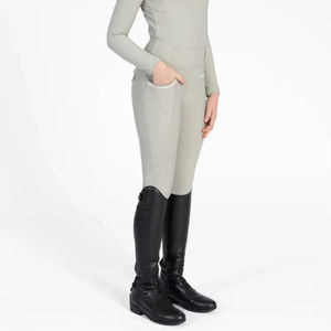 Pantalons d'équitation slim fit pour enfants, tissu extensible respirant et résistant, jodhpurs pour l'entraînement, la compétition et le confort. - Product Image 1