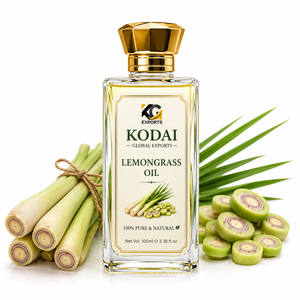 Aceite Esencial de Limoncillo de Tamil Nadu 100% Puro y Natural de Primera Calidad, Destilado al Vapor, para Aromaterapia y Cuidado Facial, Kodai Global Export - Product Image 1