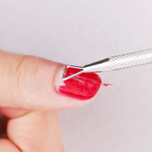 Herramienta Profesional de Acero Inoxidable de Doble Punta para Empujar Cutículas y Raspar Uñas, Limpiador de Piel Muerta, Suministro al por Mayor - Product Image 4