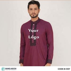 Pijama de Kurti Pent y Kurta para parejas de diseñador con estampado de lámina multicolor de gran calidad para exportar desde BD - Product Image 3