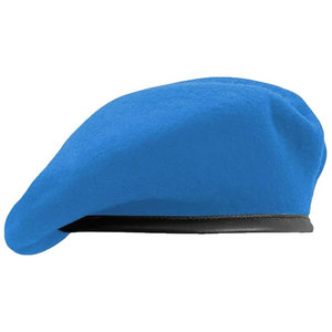 Classic Winter Outdoor Parade Headwear Styled As Ceremonial <b>Beret</b> for Honor Guard Functions and Dress Uniform Collection - Product Image 2