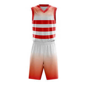 Uniforme de basket-ball personnalisé en gros avec logo pour hommes, qualité supérieure, polyester, uniforme d'entraînement personnalisé - Product Image 5