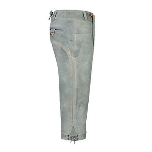 Pantalones Cortos de Cuero Genuino de Gamuza Estilo Bávaro Personalizados de Alta Calidad - Lederhose Casual Trachten - Product Image 3