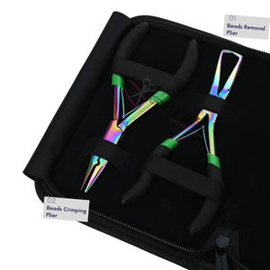 Kit de Herramientas para Extensiones de Cabello con Pinza de 5 Pulgadas, Removedor de Microperlas, Pinza de Crimpado, Gancho de Extracción y Mini Tijeras - Product Image 3