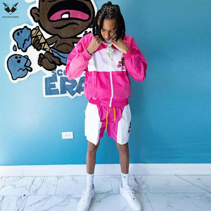 2026 Eco Friendly New Arrival Outerwear Unique Design Good Selling New Trendy Comfortable Lightweight OEM Windbreaker Shorts Set - Product Image 5