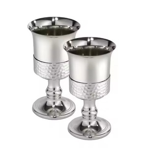 Durable Metal Wine Goblet Strong Drinking Cup for Wine Beverage Serving Ideal for Home Dining <b>Table</b> and Catering Use - Product Image 1