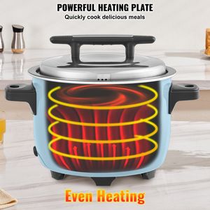 Cuociriso Commerciale da 40 Tazze con Pentola Interna Antiaderente Grande da 8,45 Qt/8 Litri, Cottura Rapida, Attrezzatura da Cucina Professionale - Product Image 5