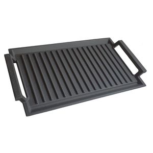 Poêle à griller en fonte robuste pour la cuisine domestique, avec surface plate, idéale pour les roti, les paratha et les crêpes. - Product Image 1