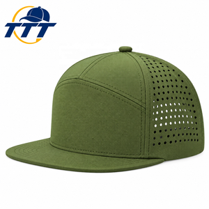 Casquette de golf personnalisée à 7 panneaux, logo personnalisé découpé au laser, respirante, imperméable, casquette snapback tendance, vente en gros, fabricant vietnamien OEM ODM - Product Image 3