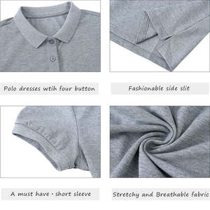 Vestido Polo Deportivo Personalizable para Mujer - Ropa de Mujer al Por Mayor a Precio de Fábrica - Conjuntos de Tenis de Manga Corta - Product Image 4