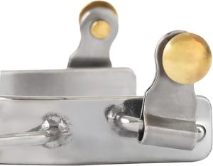 Espuelas para Caballos, Espuelas de Equitación Western, Espuelas de Vaquero de Acero Inoxidable, Espuelas Ecuestres Ajustables, Espuelas Duraderas para Montar a Caballo - Product Image 3