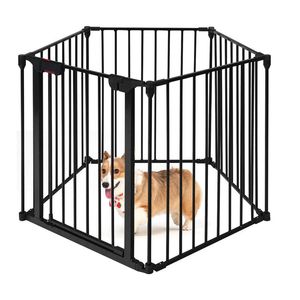 Barrière de sécurité pour bébé, clôture pour cheminée, 115 pouces de large, 5 panneaux, réglable - Product Image 1