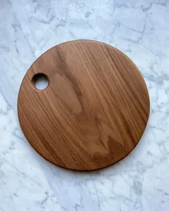 Tabla de Cortar de Madera Dura Gruesa, Ecológica y Personalizable, para Servir y Cocinar Verduras, Frutas, Carne y Pan - Product Image 3