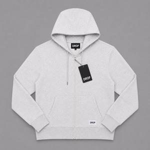 Sudaderas con capucha y cremallera completa para hombre al por mayor |   Sudaderas con Cierre de Cremallera de Felpa de Algodón Premium |   Lote de Chaquetas Casuales con Capucha al por Mayor en Bangladesh - Product Image 3