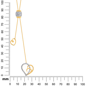 GLEAMORA ENTERPRISE Pendentif en or blanc avec diamant de laboratoire, motif œil porte-bonheur, taille brillant, pour femme, tendance, usage quotidien, 14K, 6,17g - Product Image 5