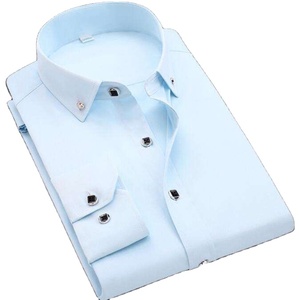Camisa de Manga Larga para Hombre, de Lujo, Corte Entallado, Precio Económico, 100% Algodón, Nueva Colección de Otoño, Ropa Formal de Oficina, Venta al Por Mayor de Fábrica Exclusiva - Product Image 3