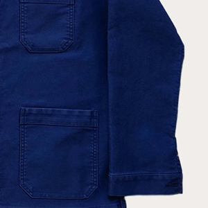 <b>Men</b> Cotton Canvas Bomber <b>Jacket</b> Heavyweight Casual Outerwear Rib Cuff Zip Front <b>Utility</b> Pocket Work <b>Jacket</b> Custom Clothing - Product Image 4