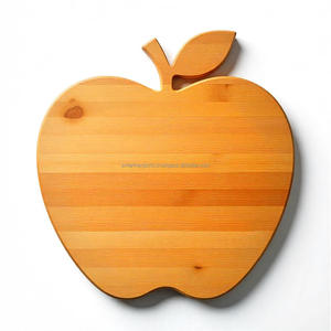 Planche à découper en bois de hêtre en forme de pomme, écologique, lavable au lave-vaisselle, antibactérienne, pour cuisine moderne et salle à manger - Product Image 4