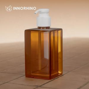 Botella plástica reutilizable de la bomba de la loción del champú cosmético - Product Image 1