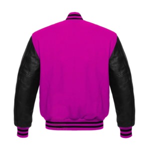 2025 ODM OEM High Quality Custom College <b>Baseball</b> Letterman <b>Jacket</b> <b>Men</b> Logo Embroidery Waterproof Stand Collar Casual Wear - Product Image 2