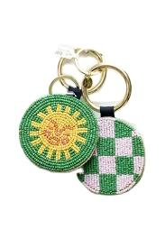 New Arrival <b>Custom</b> Handmade Seed Beads Embroidery Bag Charms Beaded <b>Keychain</b> Accessories Classic Style Lightweight - Product Image 2