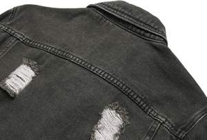 Nouvelle arrivée, meilleur prix, qualité durable, veste en jean unisexe 100% coton, personnalisable, imperméable, respirante, pour l'hiver - Product Image 6