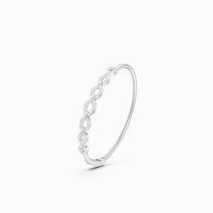 0.62 Ct Lab Grown Diamond Classy Linked Design Bracelet In 9K Yellow White And Rose <b>Gold</b> - Product Image 2